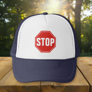 STOP-Schild Truckerkappe