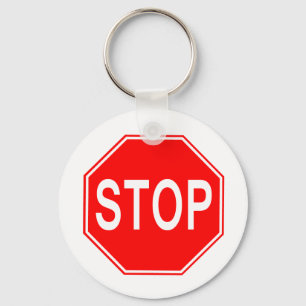Stop Sign - Keychain Schlüsselanhänger