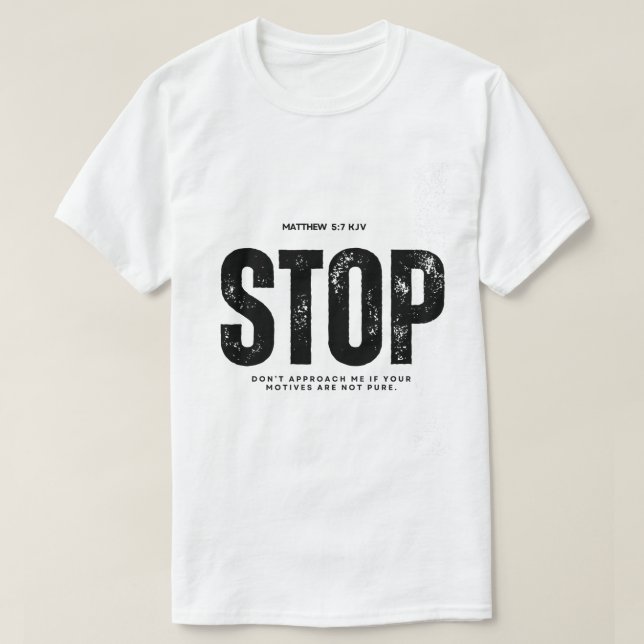 Stop the cycle T-Shirt (Design vorne)