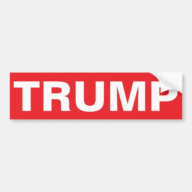 STOP TRUMP AUTOAUFKLEBER (Vorne)