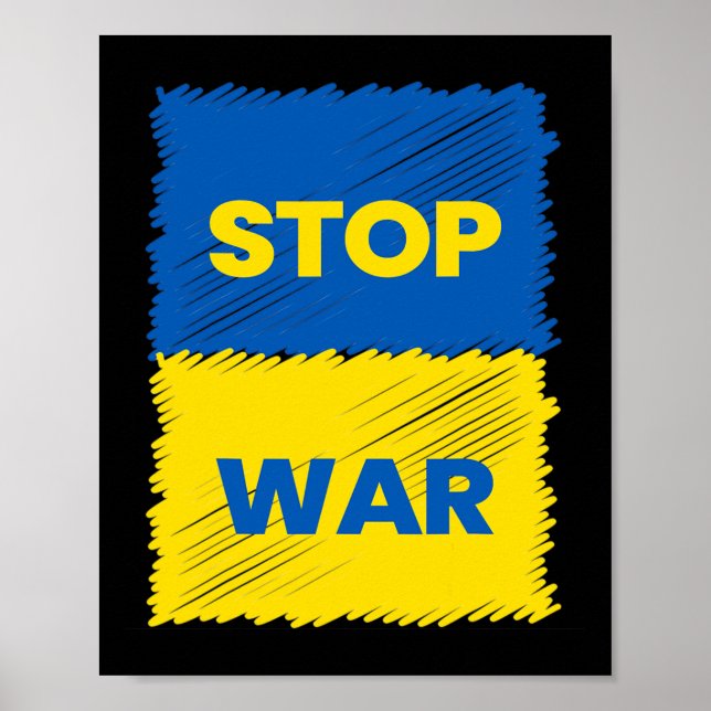 Stop War - Save Ukraine - Stop The War In Ukraine  Poster (Vorne)
