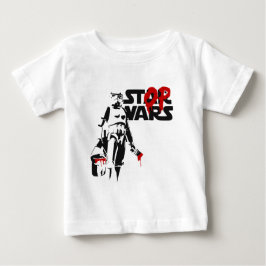 Stop Wars Parodie-Logo Baby T-shirt