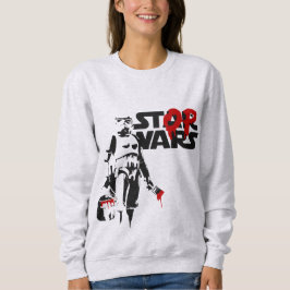Stop Wars Parodie-Logo Sweatshirt