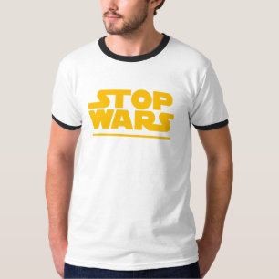 Stop Wars Parodie-Logo T-Shirt