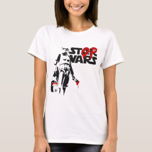 Stop Wars Parodie-Logo T-Shirt