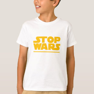 Stop Wars Parodie-Logo T-Shirt