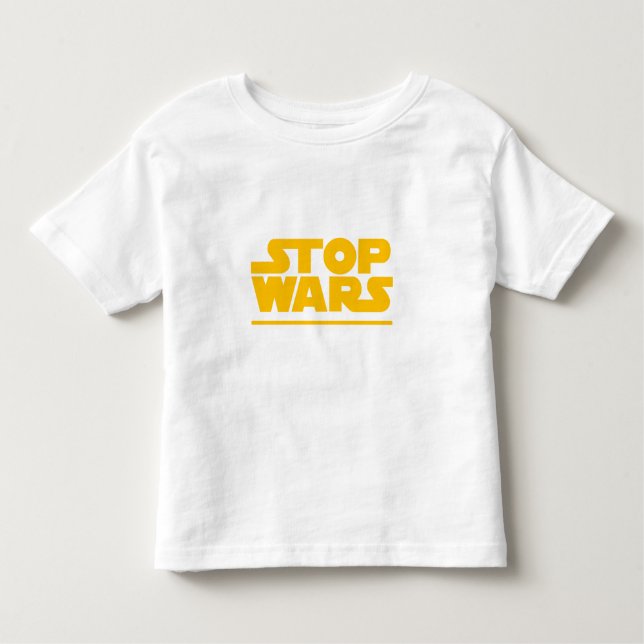 Stop Wars Parody Logo Kleinkind T-shirt (Vorderseite)