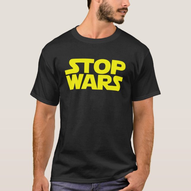 Stop Wars Peace Anti War Positive Vibe No War Ukra T-Shirt (Vorderseite)