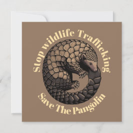 Stop wildlife trafficking - Save the pangolin