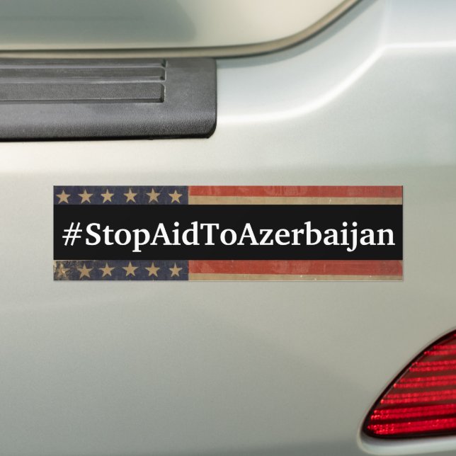 #StopAidToAserbaidschan-Autoaufkleber Autoaufkleber (Auf Auto)