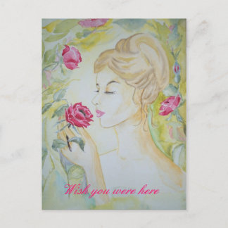 Stopandsmelltheroses, wünscht, du wärst hier postkarte