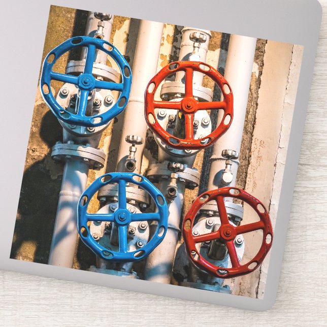 Stopcock im Schiffbau, Zürich Aufkleber (Detail)