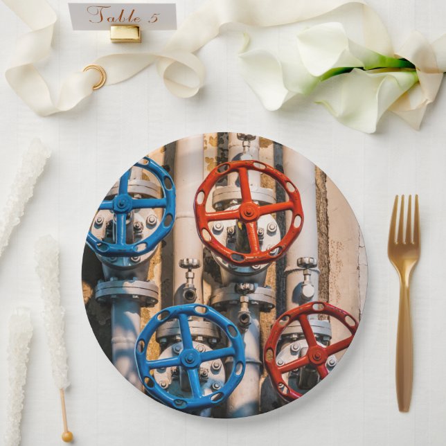 Stopcock im Schiffbau, Zürich Pappteller (Hochzeit)