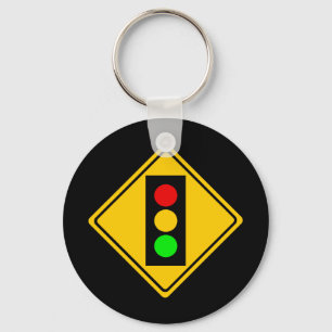 Stoplight voran schlüsselanhänger