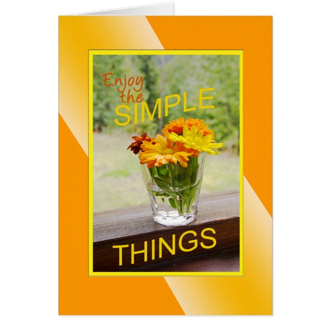 "Stopp and Riech the Daisis" Ermutigung (Vorne)