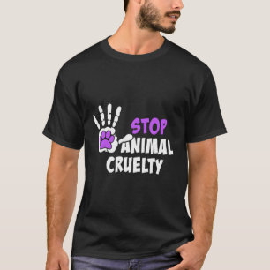 Stopp Animal Cruelty Animal Cruelty Prevention Mon T-Shirt