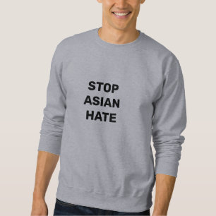 Stopp Asian Hate, Männer Sweatshirt