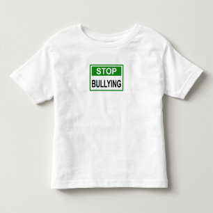 Stopp Bully Signing Green Kleinkind T-shirt