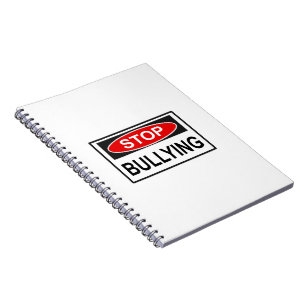 Stopp Bullying Sign red Notizblock
