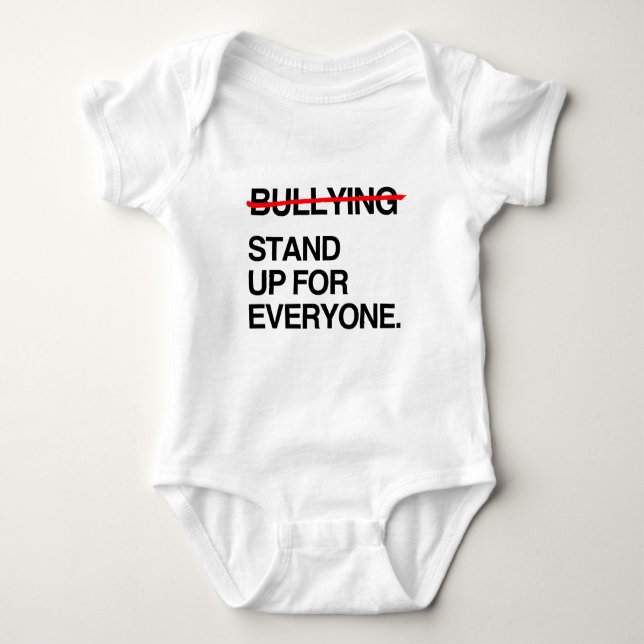 STOPP BULLYLING STAND FÜR JEDEN BABY STRAMPLER (Vorderseite)