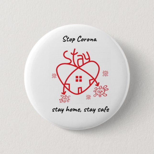 Stopp Corona Button (Vorderseite)