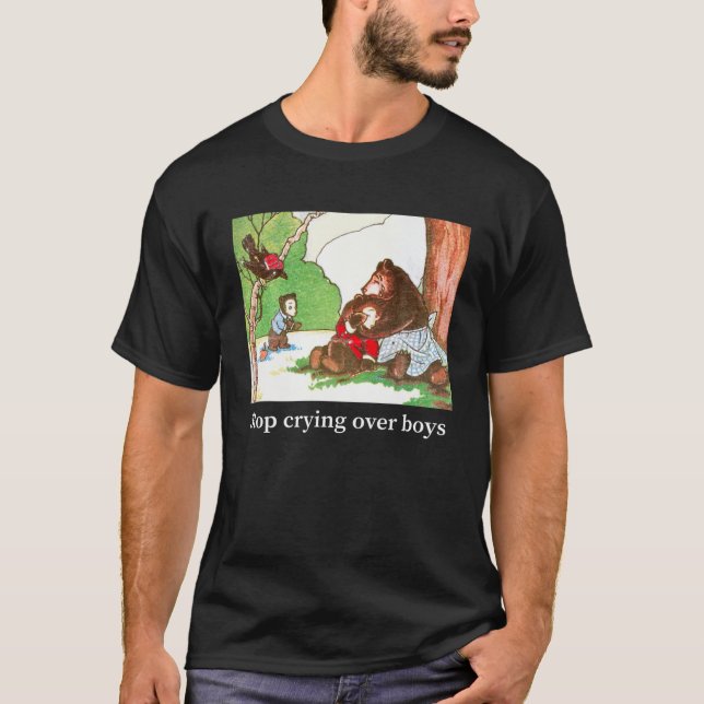 Stopp-Cry-Over-Boys Niedlich Bärenfamilie für Boys T-Shirt (Vorderseite)