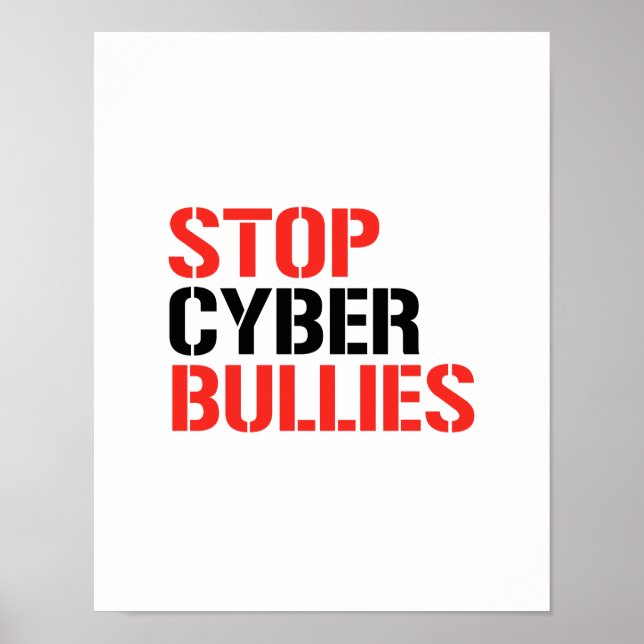 STOPP CYBER BULLIEN POSTER (Vorne)