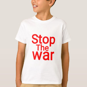 STOPP DEN KRIEG. UNTERZEICHNEN DES FRIEDENS T-Shirt