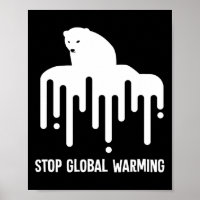 Stopp der globalen Erwärmung Klimawandel Polar Bea