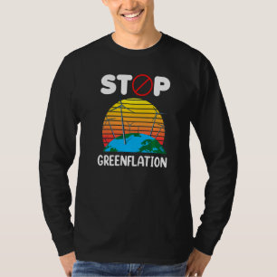 Stopp der Inflation von Energie - Grüne Preise T-Shirt