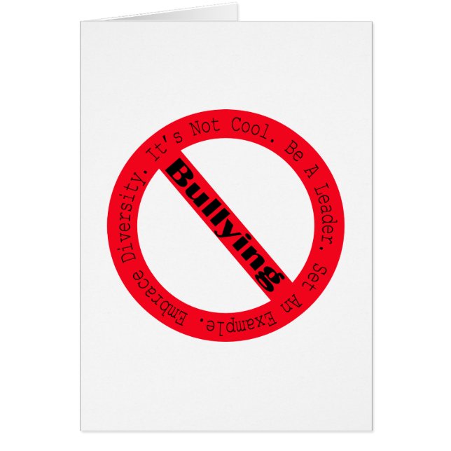 Stopp des Mobbing-Logos von Shirley Taylor (Vorne)