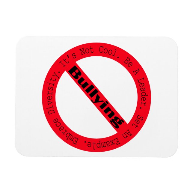 Stopp des Mobbing-Logos von Shirley Taylor Magnet (Horizontal)