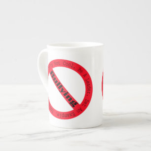 Stopp des Mobbing-Logos von Shirley Taylor Prozellantasse