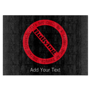 Stopp des Mobbing-Logos von Shirley Taylor Schneidebrett