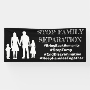 STOPP FAMILY SEPARATION Anti-Trump-Einwanderungsze Banner