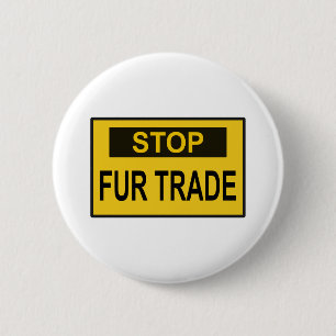 Stopp Femtrade Zeichen gelb Button