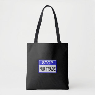 Stopp Fur Trade Blue Schild