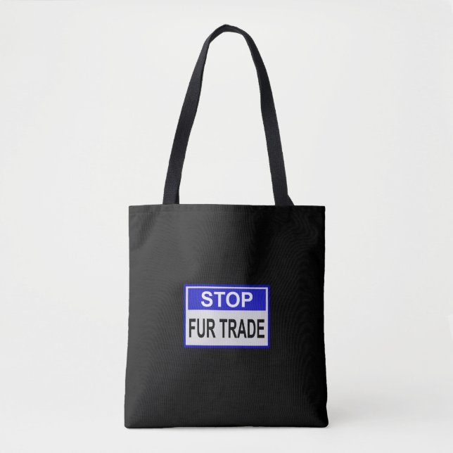 Stopp Fur Trade Blue Schild (Vorderseite)