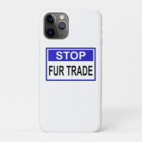 Stopp Fur Trade Blue Schild