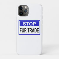 Stopp Fur Trade Blue Schild