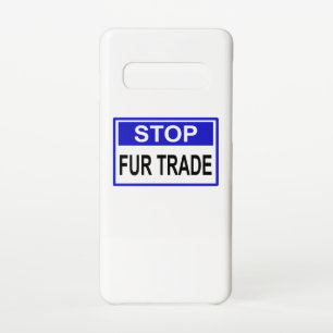 Stopp Fur Trade Blue Schild Samsung Galaxy S10 Hülle