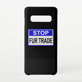 Stopp Fur Trade Blue Schild Samsung Galaxy S10 Hülle