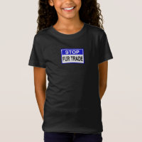 Stopp Fur Trade Blue Schild