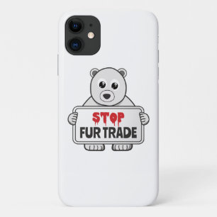 Stopp Fur Trade Sad Polar Bär Case-Mate iPhone Hülle