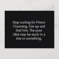 STOPP GEWARTET FÜR PRINCE CHARMING LUSTIGE SPRÜCHE