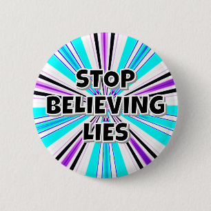 STOPP GLAUBEN LIES BUTTON
