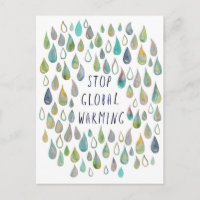 STOPP GLOBALE ERWÄRMUNG Schützen Planet