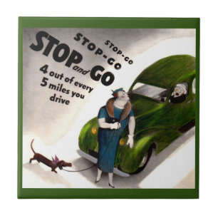 Stopp, Go, aber schlage nicht die dicke Dame oder Fliese