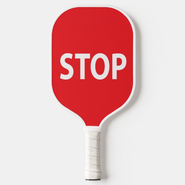 Stopp Go Pickleball Paddle (Vorderseite)