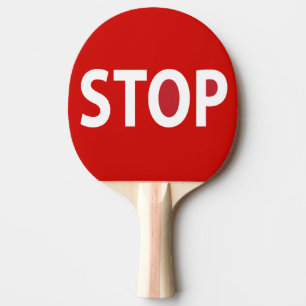 Stopp Go Pong Paddle Tischtennis Schläger
